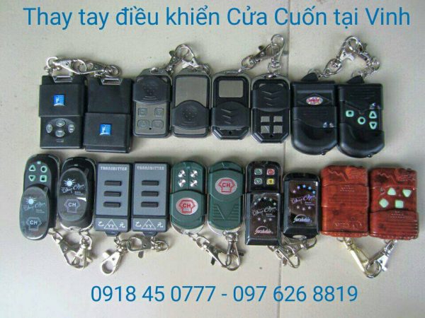 thay tay điền khiển cửa cuốn ở vinh nghệ an